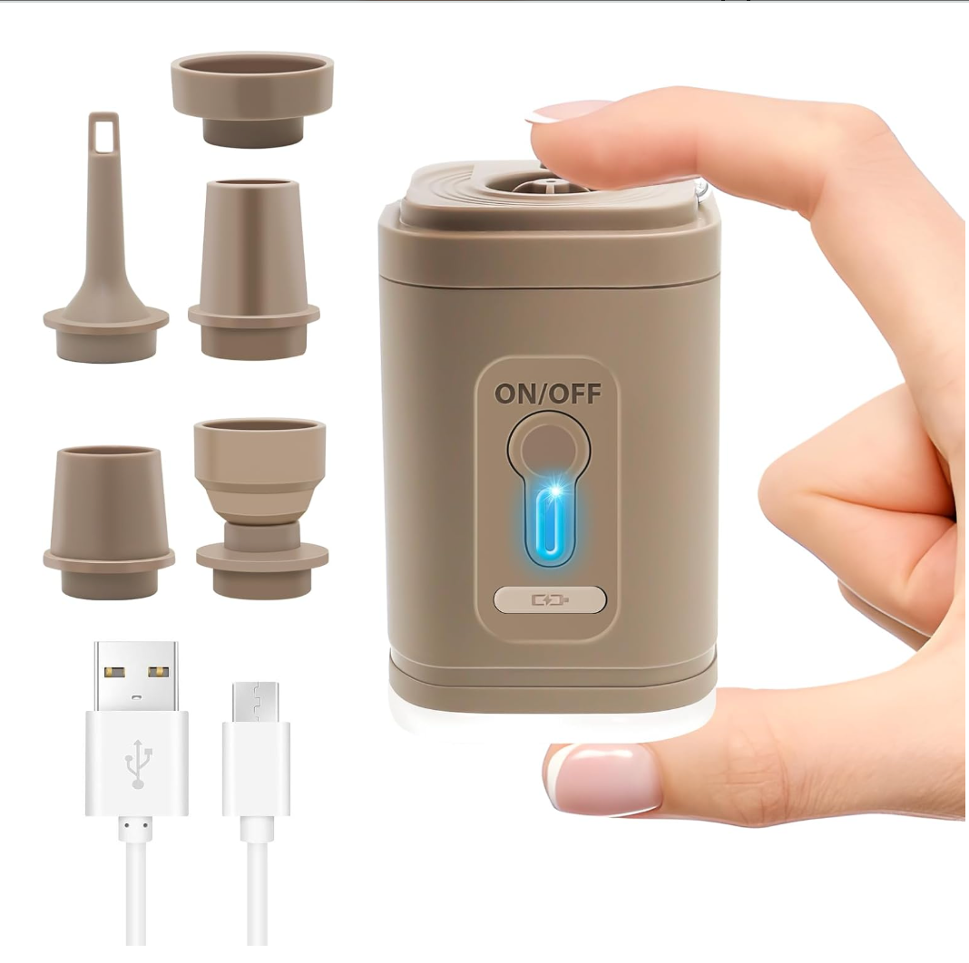 VANTA inflador usb-c con lampara led.