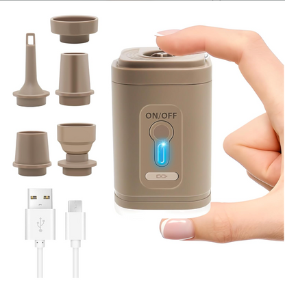 VANTA inflador usb-c con lampara led.